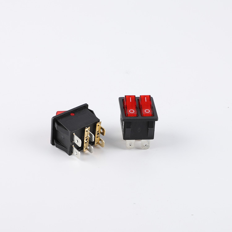 Interruptor oscilante duplo com conector